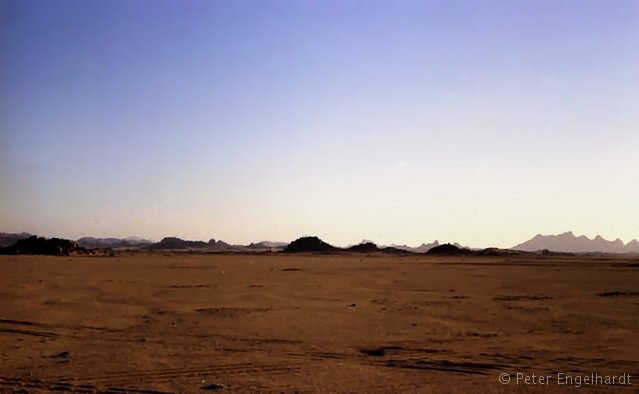 Algerien Abendstimmung Sahara Wüste